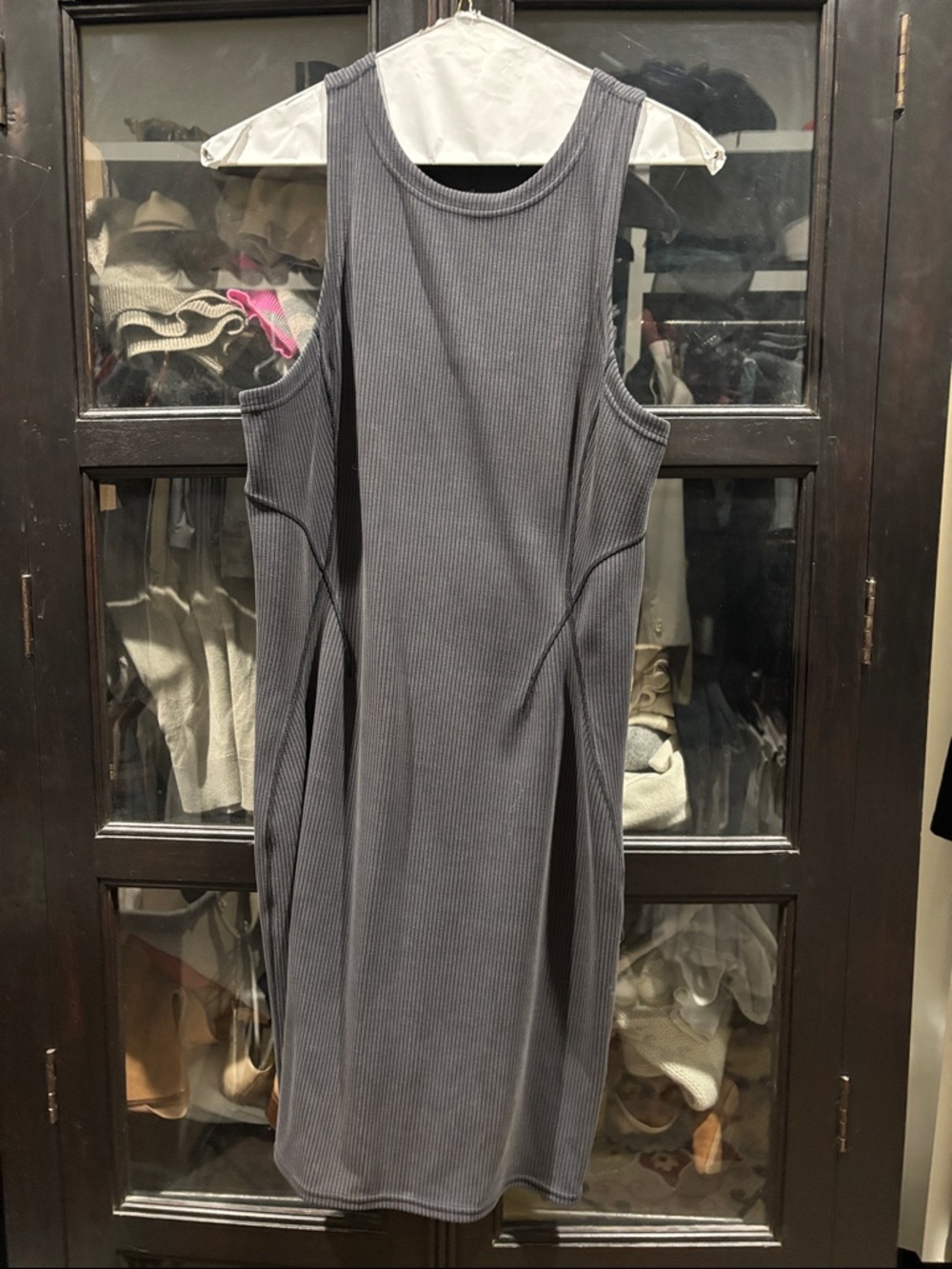 Lulu tank dress gray